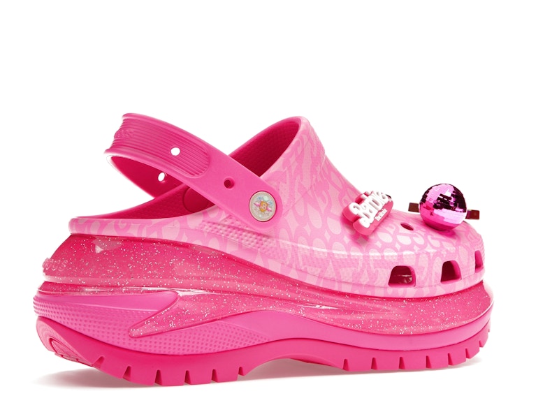 Crocs Classic Mega Crush Clog Barbie The Movie Electric Pink - visning 34