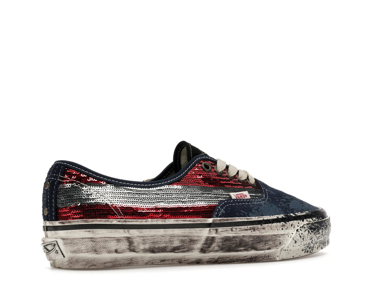 Vans Premium Authentic La Habana Red Navy - Red/Navy - VN000DB8Z11 - 33