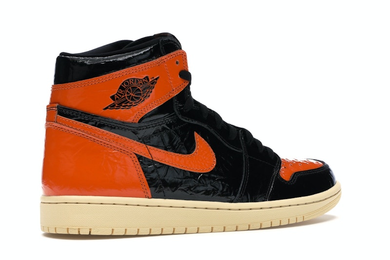 Air Jordan 1 Retro High Shattered Backboard 3 - Black/Pale Vanilla-Starfish - 555088-028 - 33