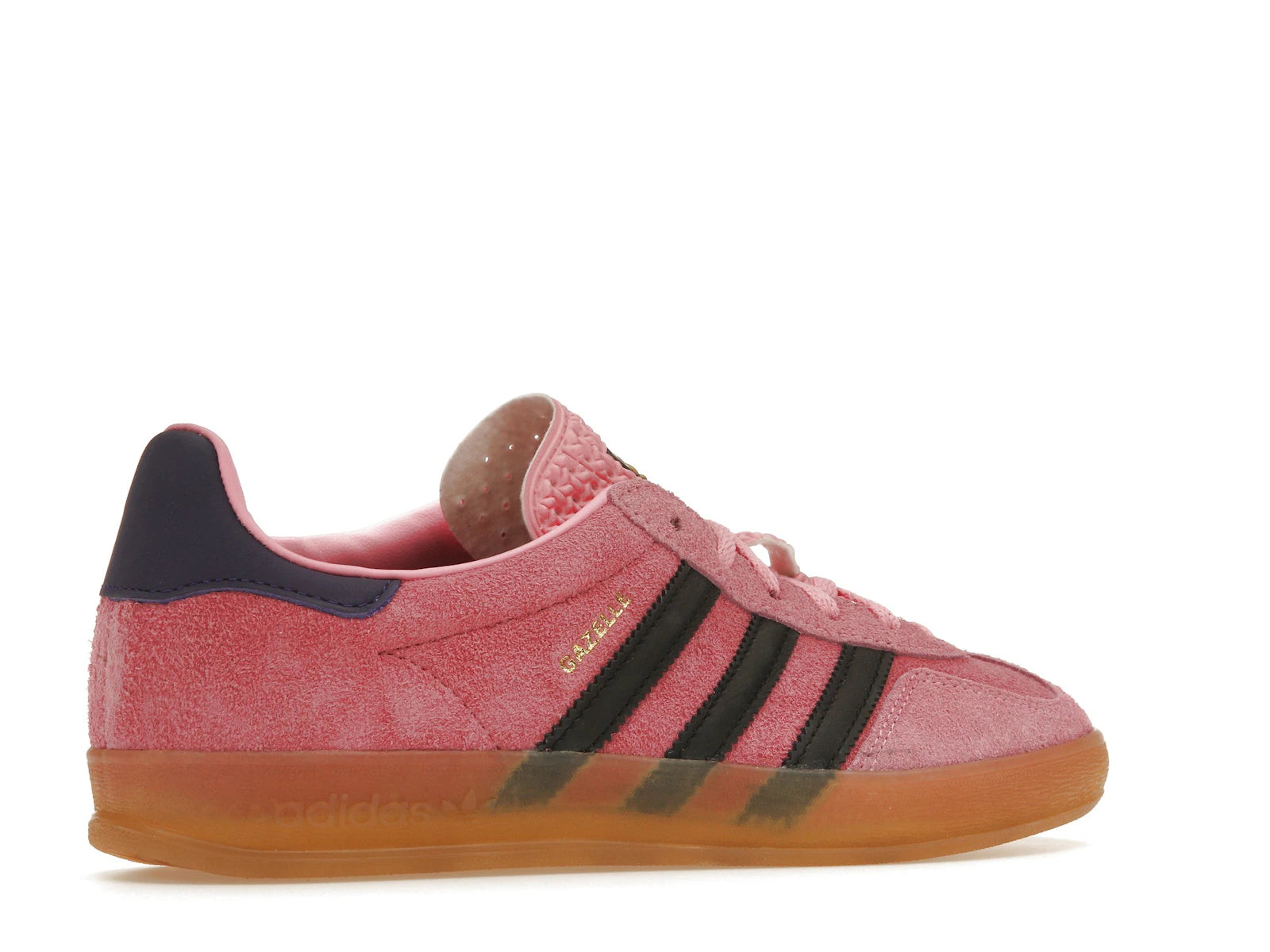 Adidas Gazelle Indoor Bliss Pink Purple Womens - Bliss Pink/Core Black/Collegiate Purple - IE7002 - 33