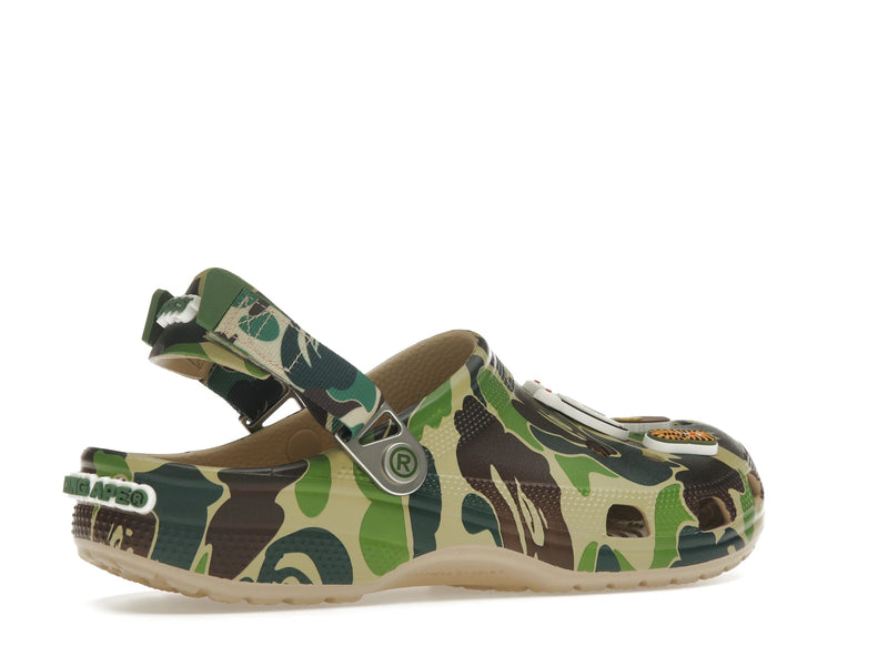 Crocs Classic Clog A Bathing Ape Bape Abc Camo Green - ABC Camo/Green - 209627-212 - 33