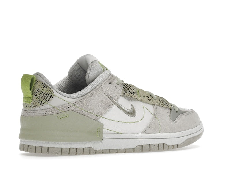 Nike Dunk Low Disrupt 2 Green Snake (Women's) - White/Off White/Green Snake - DV3206-001 - 33