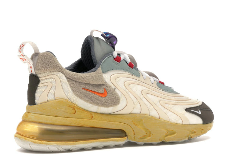 Nike Air Max 270 React Travis Scott - Light Cream/Dark Hazel-Mica Green-Starfish - CT2864-200 - 33
