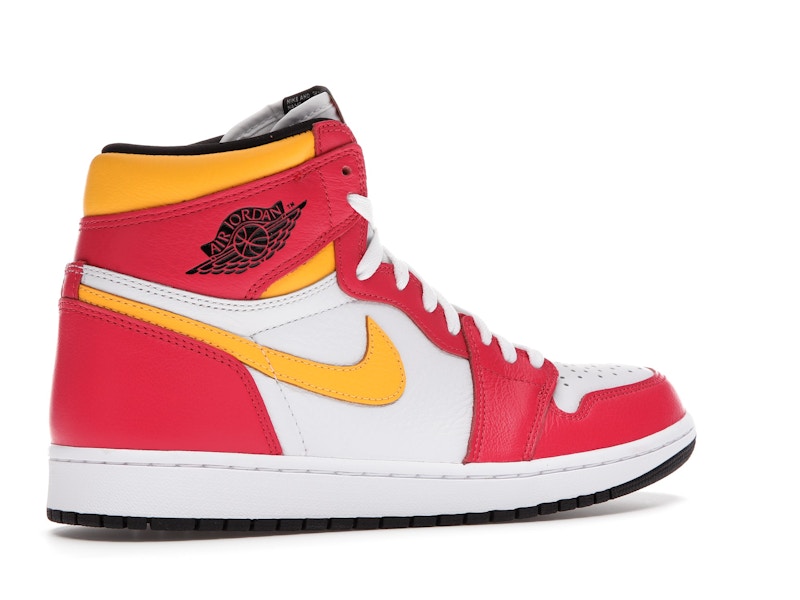 Air Jordan 1 Retro High OG Light Fusion Red - Light Fusion Red/White-Laser Orange-Black - 555088-603 - 33