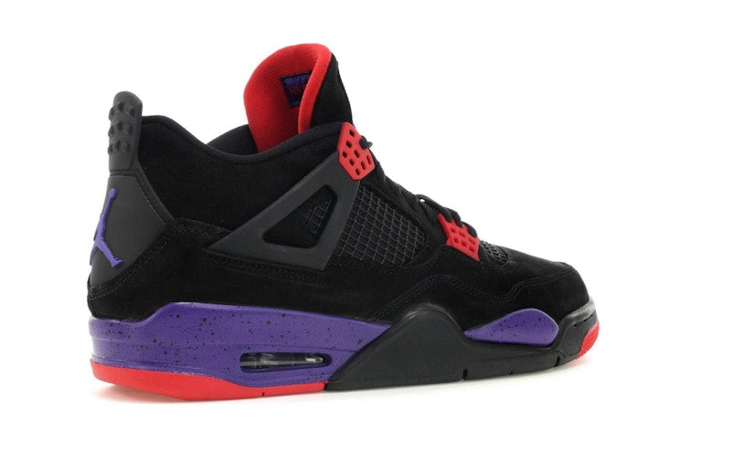 Air Jordan 4 Retro Raptors - Black/Court Purple-University Red - AQ3816-065 - 33