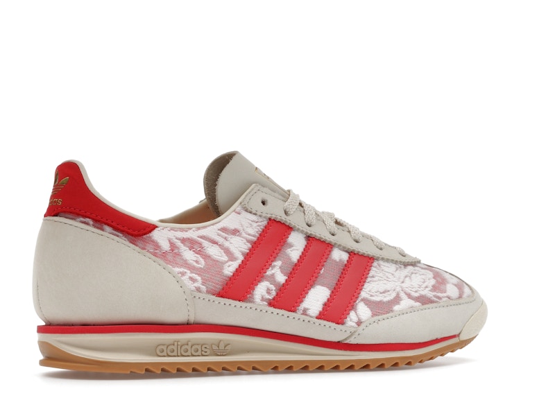 adidas SL 72 OG Liberty London Better Scarlet (Women's) - Footwear White/Crew White/Better Scarlet - JS1311 - 33