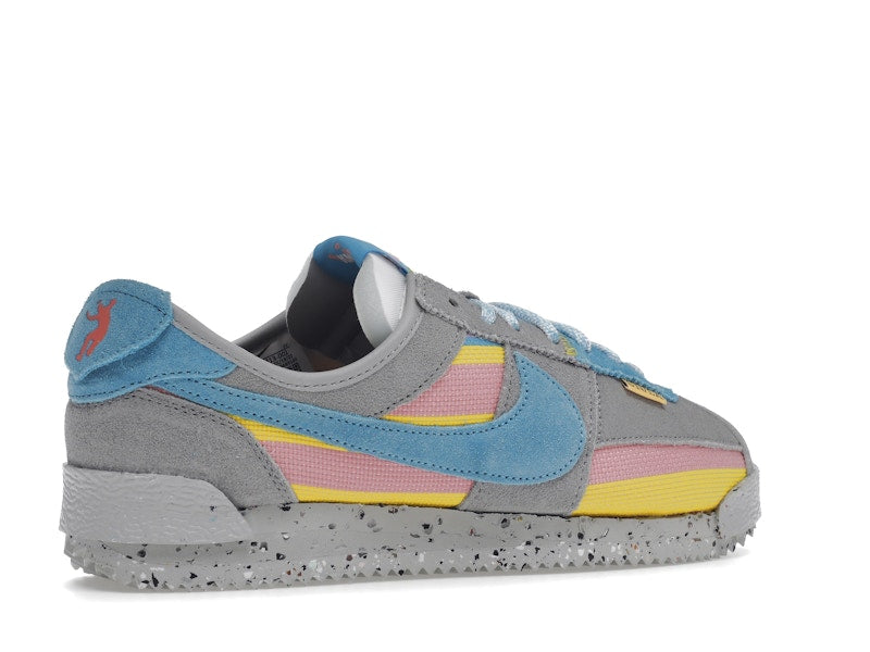 Nike Cortez Union Grey Blue - Grey/Blue/Pink/Yellow - DR1413-002 - 33