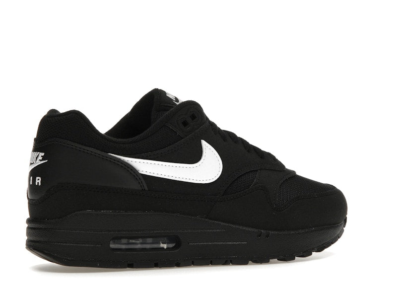 Nike Air Max 1 Black White Swoosh - Black/White/Black - FZ0628-010 - 33
