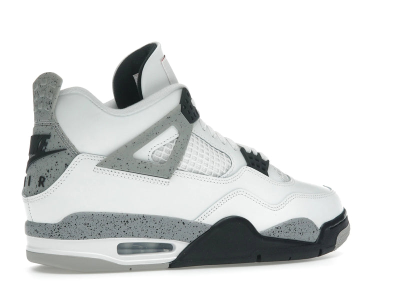 Air Jordan 4 Retro White Cement - Summit White/Fire Red-Tech Grey-Black - FV5029-100 - 33