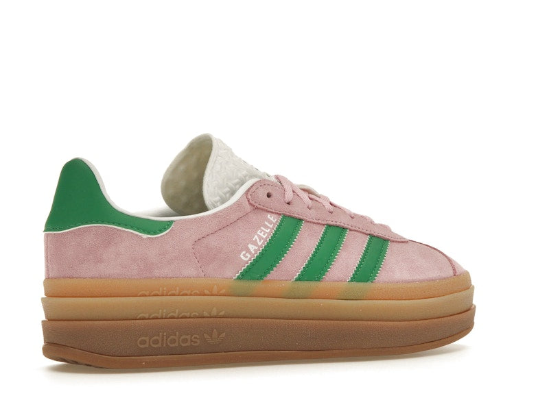 adidas Gazelle Bold True Pink (Women's) - True Pink/Green/Cloud White - IE0420 - 33