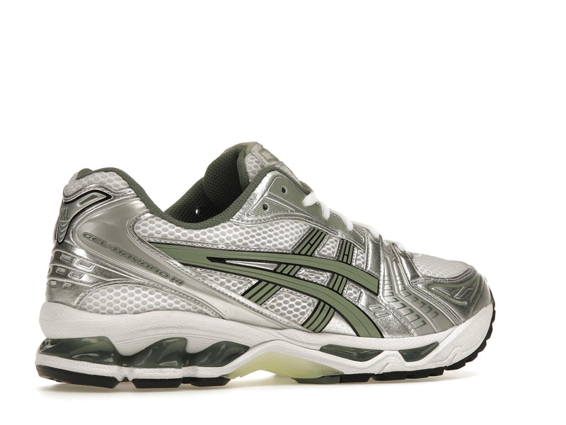 Asics Gel Kayano 14 White Pure Silver Slate Grey - White/Slate Grey - 1201A019-107 - 33