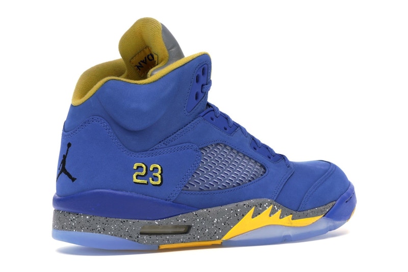 Jordan 5 Retro JSP Laney Varsity Royal - vue 34