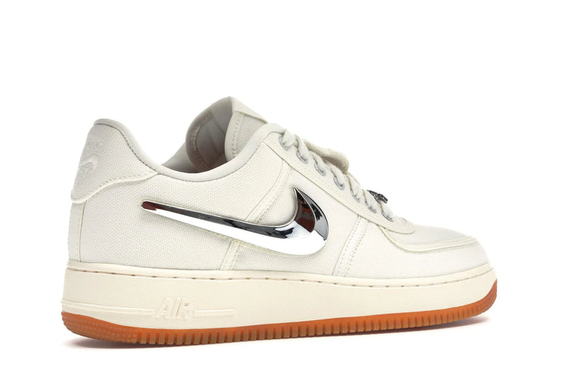 Nike Air Force 1 Low Travis Scott Sail - Sail/Sail-Gum Light Brown - AQ4211-101 - 33