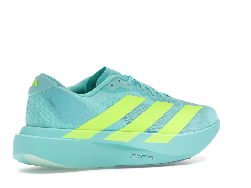 Adidas Adizero Evo SL Flash Aqua Lucid Lemon - Flash Aqua/Lucid Lemon/Mint Ton - JS4506 - 33
