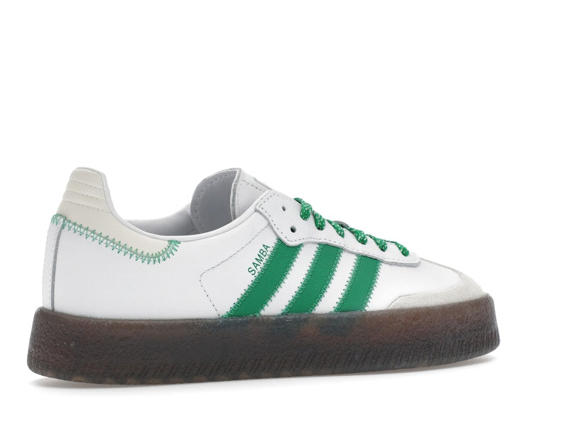 adidas Sambae Cloud White Green (Women's) - Cloud White / Green / Off White - IE9105 - 33