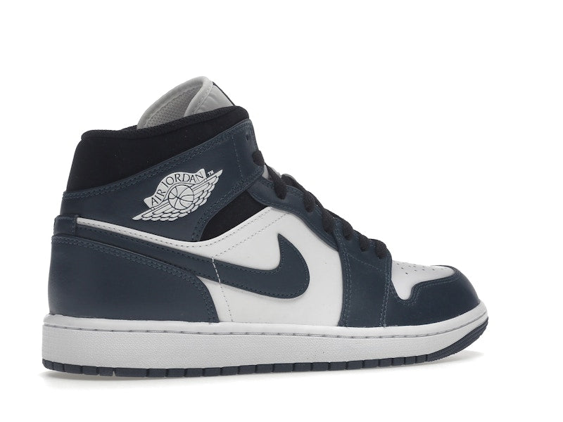 Air Jordan 1 Mid Dark Teal - Armory Navy/White-Black - 554724-411 - 33