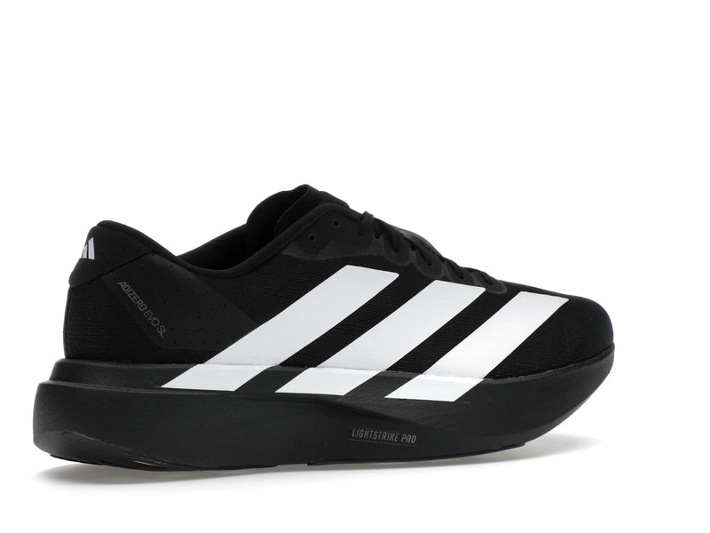 Adidas Adizero Evo Sl Black White - Core Black/Cloud White/Core Black - JP7149 - 33