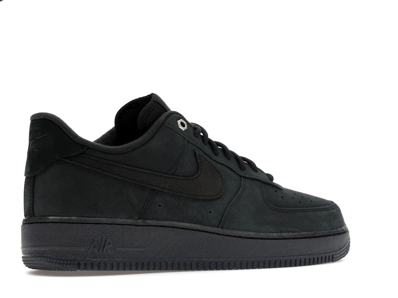 Nike Air Force 1 Low '07 WB Triple Black Nubuck - Black/Black - CJ9179-001 - 33