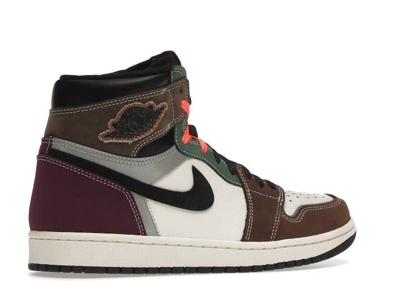Air Jordan 1 Retro High OG Hand Crafted - Black/Archaeo Brown-Dark Chocolate - DH3097-001 - 33