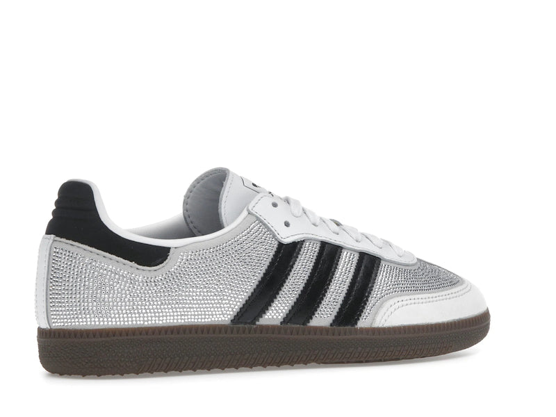 Adidas Samba OG Rhinestone Crystal White Silver - Crystal White/Crystal White/Silver Metallic - IH9055 - 33