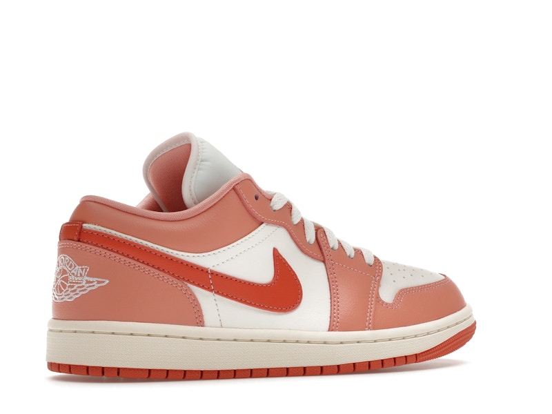 Air Jordan 1 Low Madder Root (Women's) - Sail/Light Madder Root/Pale Ivory/Madder Root - DC0774-180 - 33