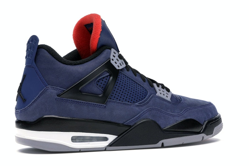 Air Jordan 4 Retro Winter - Loyal Blue/White-Habanero Red-Black - CQ9597-401 - 33