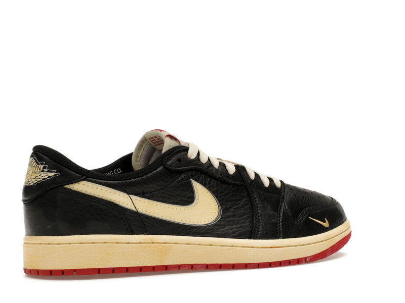 Air Jordan 1 Retro Low OG Nigel Sylvester Better With Time - Black/Muslin/Varsity Red - IB8958-001 - 33