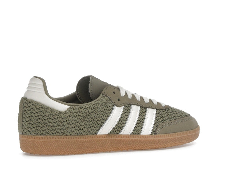 adidas Samba OG Crochet Pack Orbit Green (Women's) - Orbit Green/Cream White/Gum - JR9447 - 33