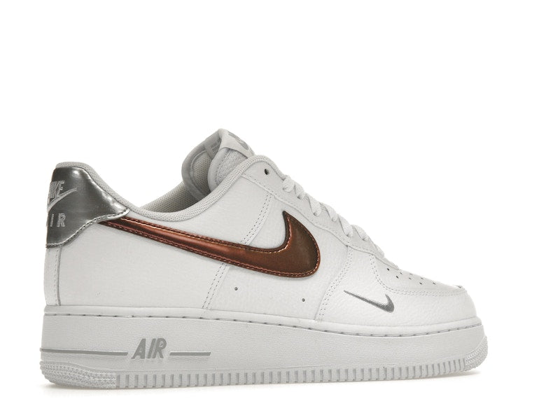 Nike Air Force 1 '07 Low White Picante Red - White/Wolf Grey/Metallic Silver/Picante Red - FD0654-100 - 33