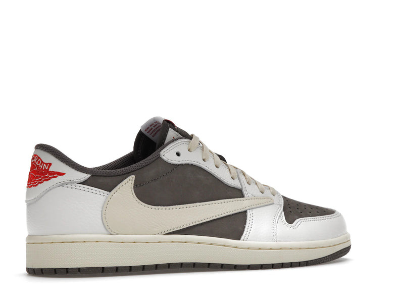 Air Jordan 1 Retro Low OG SP Travis Scott Reverse Mocha - Sail/University Red-Ridgerock - DM7866-162 - 33