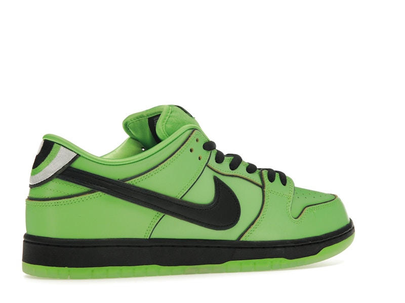 Nike SB Dunk Low The Powerpuff Girls Buttercup - Mean Green/Black/Lotus Pink - FZ8319-300 - 33