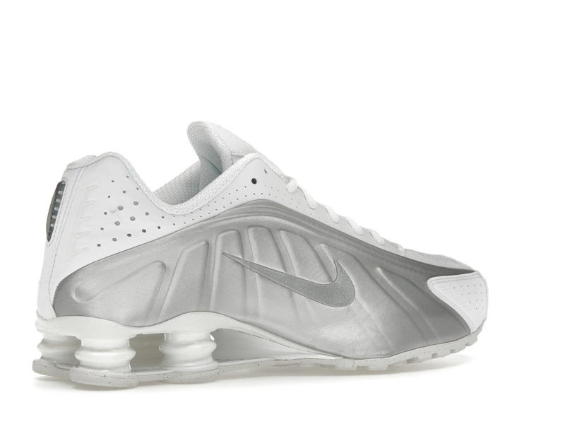 Nike Shox R4 White Bright Crimson Metallic Silver - White/White/Bright Crimson/Metallic Silver - HQ1988-101 - 33