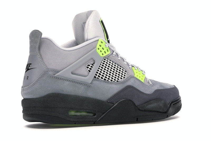Air Jordan 4 Retro SE Neon - Cool Grey/Volt-Wolf Grey-Anthracite - CT5342-007 - 33