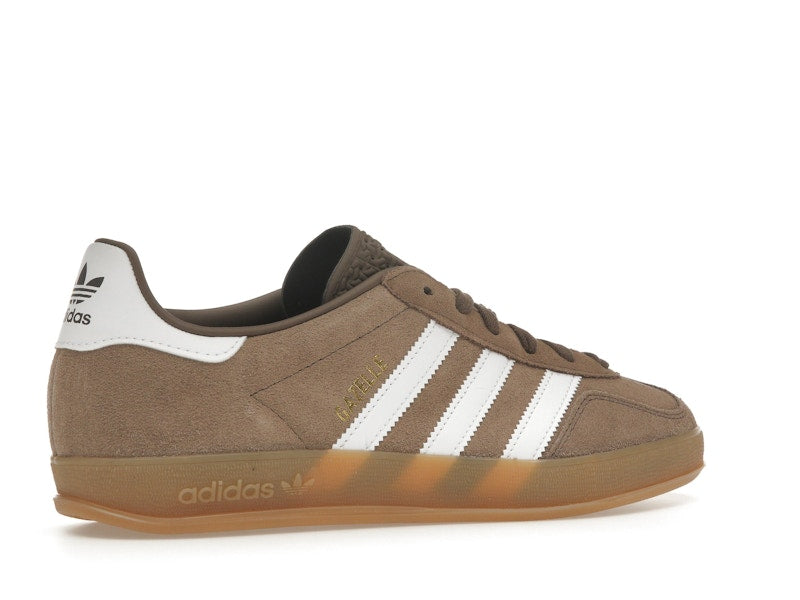 adidas Gazelle Indoor Earth Strata White Gold Metallic - Earth Strata/Cloud White/Gold Metallic - JQ0175 - 33
