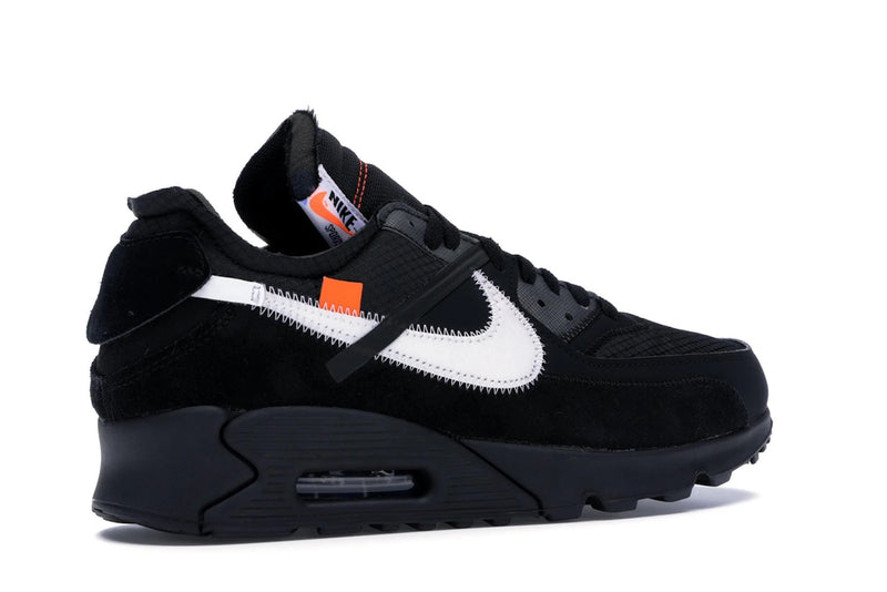 Nike Air Max 90 Off White Black - Black/Black-Cone-White - AA7293-001 - 33