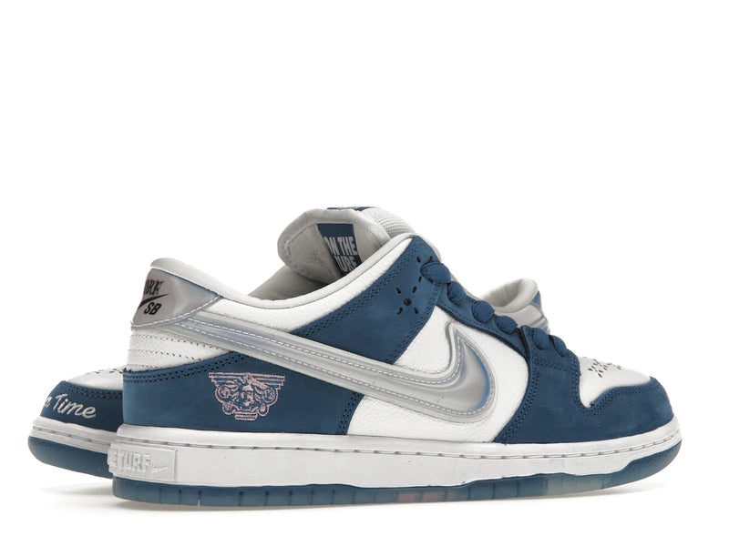 Nike SB Dunk Low Born X Raised One Block At A Time - Deep Royal Blue/White-White - FN7819-400 - 33