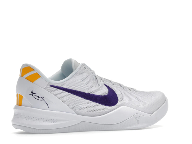 Nike Kobe 8 Protro Lakers Home - White/Court Purple/University Gold - HF9550-100 - 33