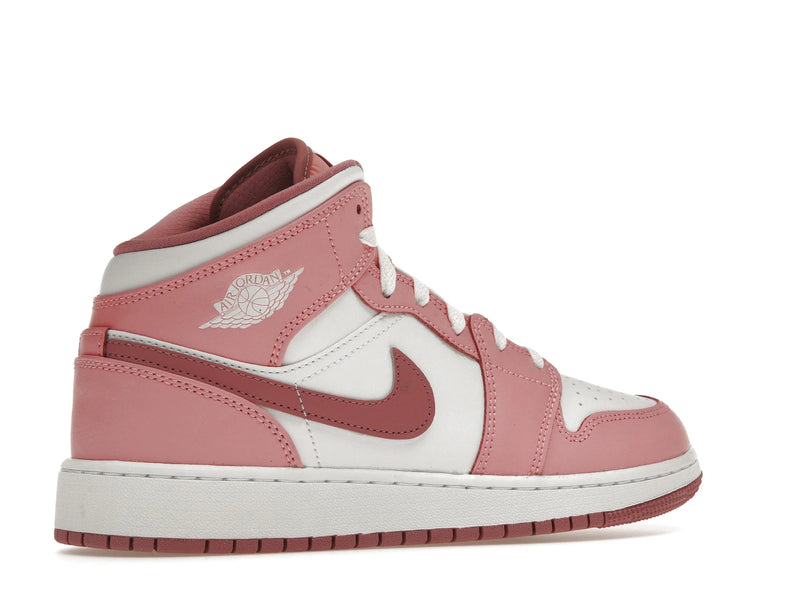Air Jordan 1 Mid Valentines Day (2023) (GS) - Coral Chalk/Desert Berry/White - DQ8423-616 - 33