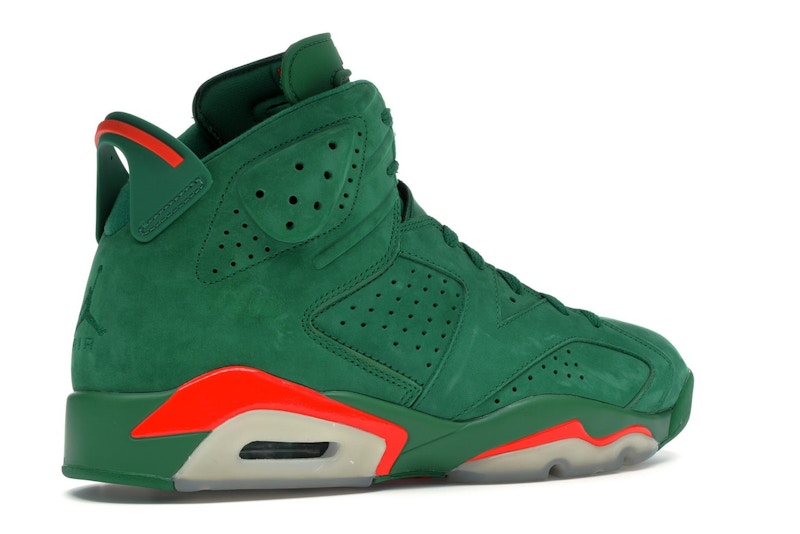 Air Jordan 6 Retro Gatorade Green - Pine Green/Orange Blaze-Pine Green - AJ5986-335 - 33