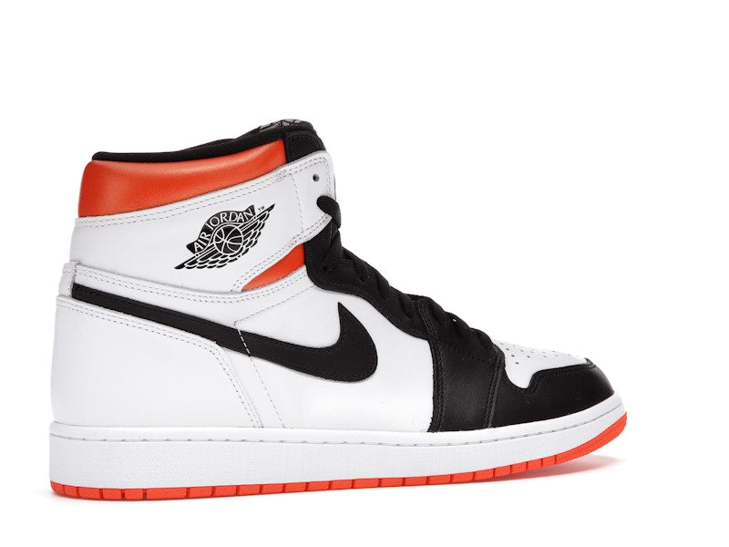 Air Jordan 1 Retro High Electro Orange - White/Electro Orange-Black - 555088-180 - 33