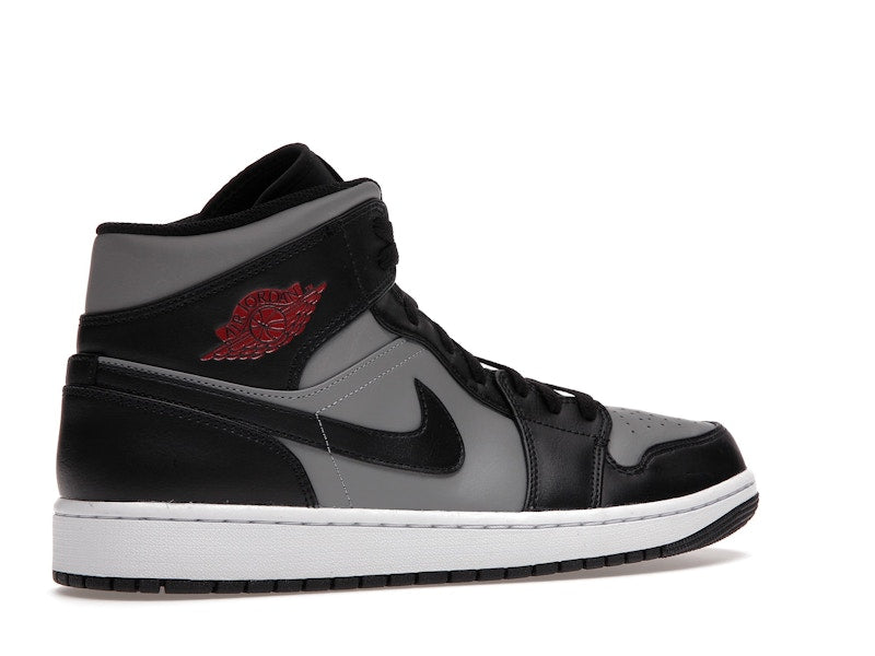 Air Jordan 1 Mid Shadow Red - Black/Gym Red-Particle Grey - 554724-096 - 33