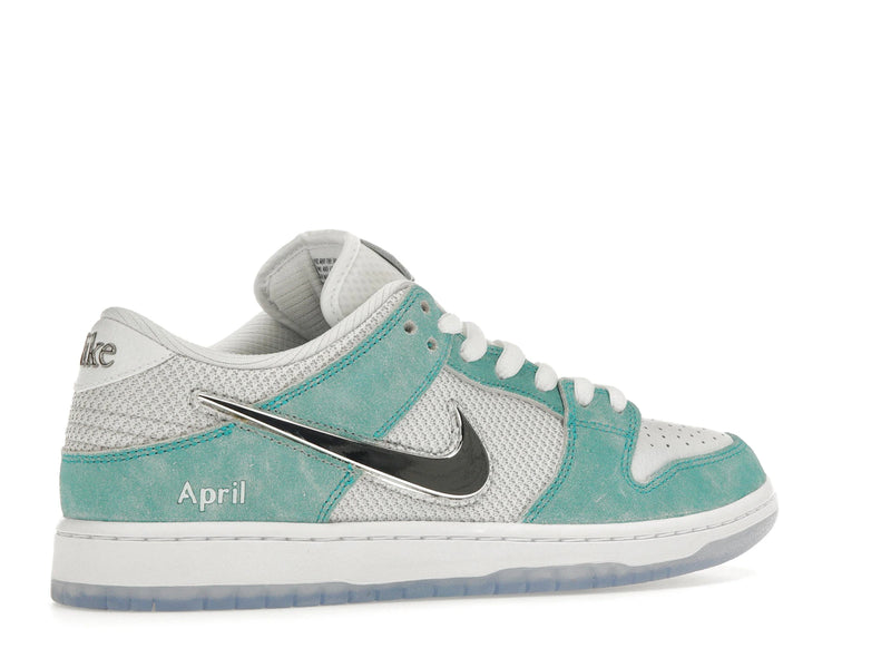 Nike SB Dunk Low April Skateboards - Turbo Green/Metallic Silver/Turbo Green - FD2562-400 - 33