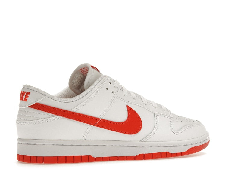 Nike Dunk Low Retro White Picante Red - visning 34