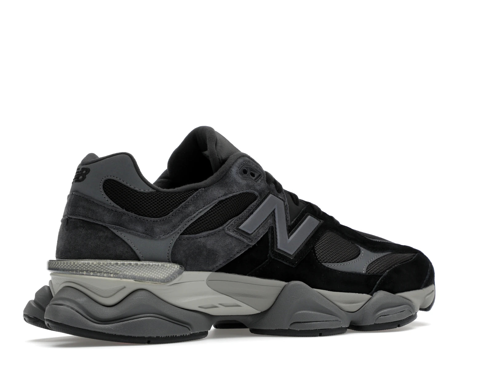 New Balance 9060 Black Castlerock Grey - Black/Castlerock - U9060BLK - 33