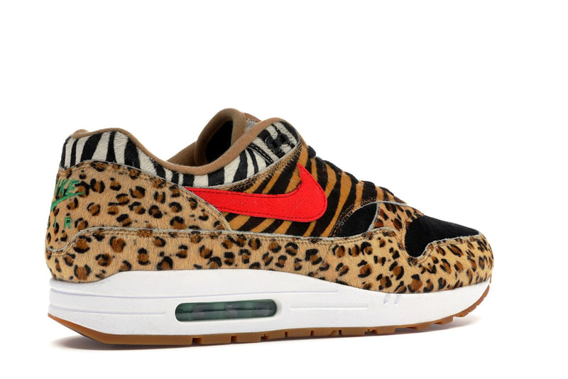 Nike Air Max 1 Atmos Animal Pack 2 (2018) Black Box - Wheat/Sport Red-Bison-Classic Green - AQ0928-700 - 33