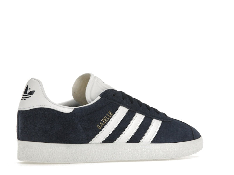 adidas Gazelle Navy White - Collegiate Navy/White/Gold Metallic - BB5478 - 33