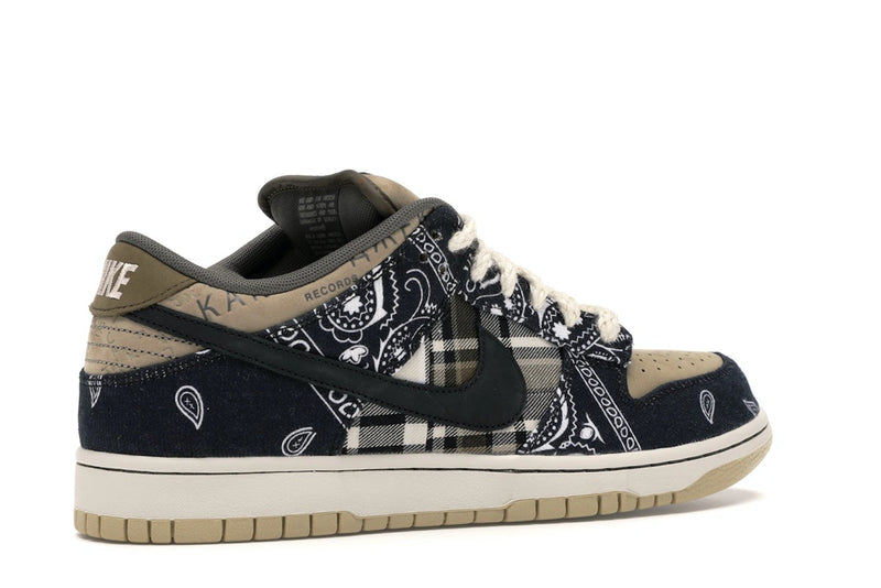 Nike SB Dunk Low Travis Scott - Black/Black-Parachute Beige-Petra Brown - CT5053-001 - 33