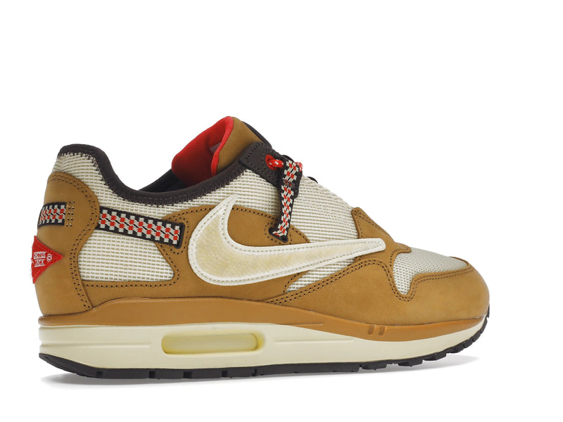 Nike Air Max 1 Travis Scott Wheat Lemon Drop - Wheat/Lemon Drop-Baroque Brown - DO9392-701 - 33