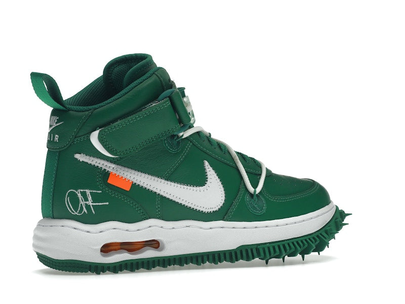 Nike Air Force 1 Mid Off White Pine Green - Pine Green/White-White - DR0500-300 - 33