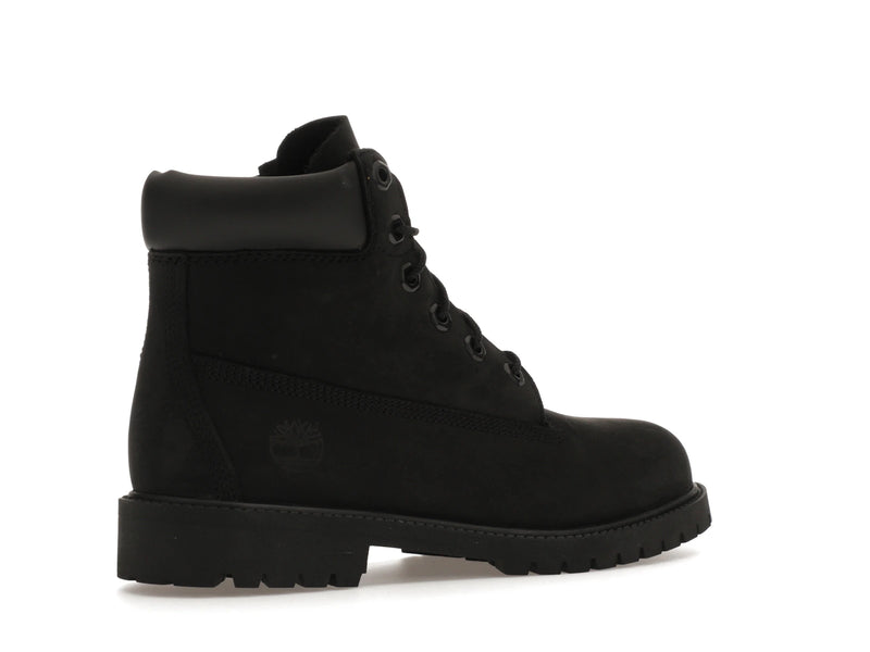 Timberland 6 Inch Premium Boot Black (GS) - Black Nubuck - TB012907-001 - 33